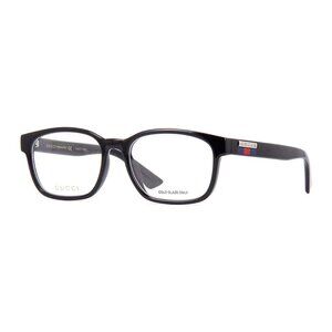 NEW GUCCI MEN'S EYEGLASSES GUCCI BLACK EYEWEAR